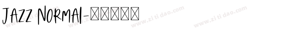 Jazz Normal字体转换